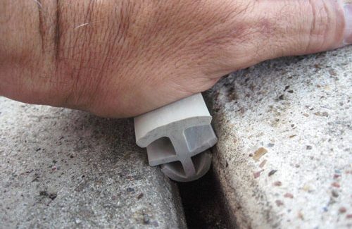 Replace Rotting Wooden Driveway Expansion Joints With Durable Plastic