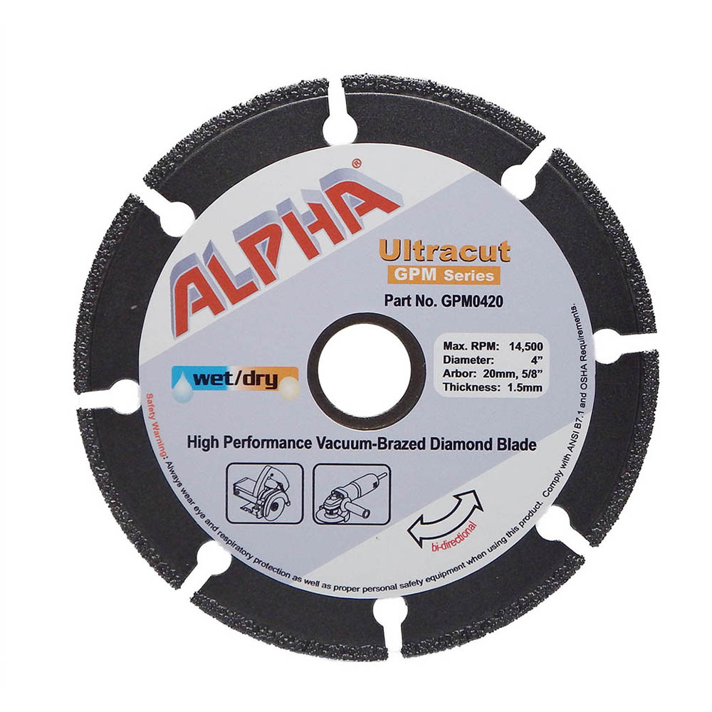 Have Alpha Diamond Blades on Hand for DIY Bathroom Work